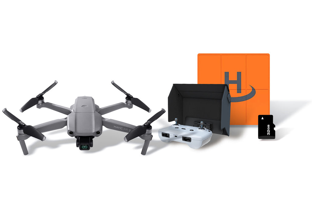DJI Mavic Air with Sun Hood, Landing Pad, and 32GB SD Card