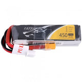 Tattu 450mAh 11.1V 75C 3S1P Lipo Battery Pack with XT30 Plug - Long Size for H Frame