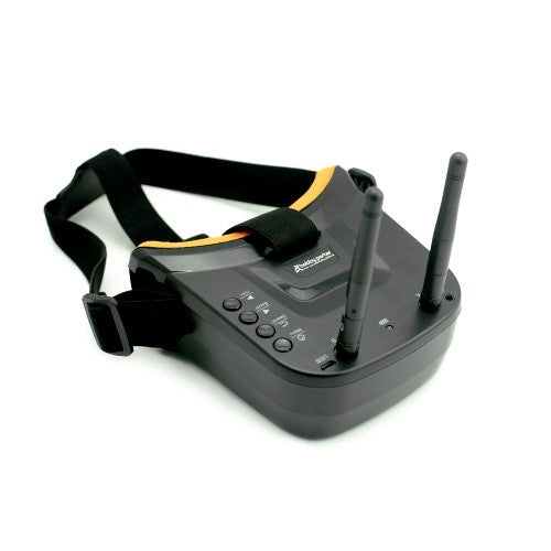 mini fpv goggles FCModel Mini FPV Goggles 480x320px with 5.8G 40ch Receiver Dual Antenna  Built-in Battery